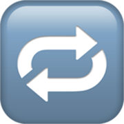 Emoji 🔁 Pulsante Di Ripetizione Della Riproduzione su Apple iOS 17.4.