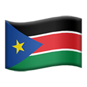 Flagge: Südsudan Apple iOS 17.4.