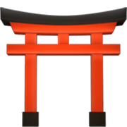 Émoji ⛩️ Sanctuaire Shinto sur Apple iOS 17.4.