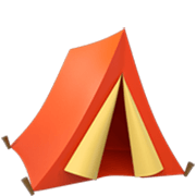 Émoji ⛺ Tente sur Apple iOS 17.4.
