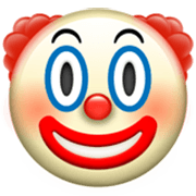 Émoji 🤡 Visage De Clown sur Apple iOS 17.4.