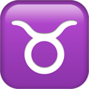 ♉ Emoji Tauro en Apple iOS 17.4.