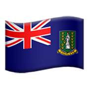 Flagge: Britische Jungferninseln Apple iOS 17.4.