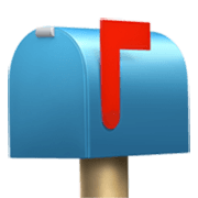 Émoji 📫 Boîte Aux Lettres Fermée Drapeau Levé sur Apple iOS 17.4.