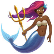 Sirena: Tono De Piel Oscuro Medio Apple iOS 17.4.