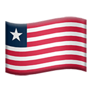 Flagge: Liberia Apple iOS 17.4.