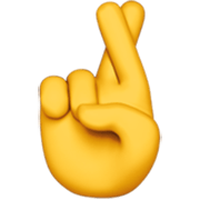 Emoji 🤞 Dita Incrociate su Apple iOS 17.4.