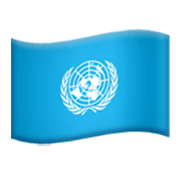 Emoji 🇺🇳 Bandiera: Nazioni Unite su Apple iOS 17.4.