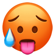 🥵 Emoji Cara Con Calor en Apple iOS 17.4.