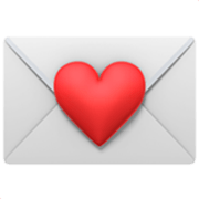 Emoji 💌 Lettera D’amore su Apple iOS 17.4.