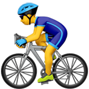 🚴‍♂️ Emoji Homem Ciclista na Apple iOS 17.4.