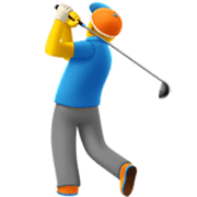 Emoji 🏌️‍♂️ Golfista Uomo su Apple iOS 17.4.