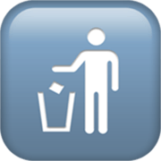 Emoji 🚮 Simbolo Per La Raccolta Dei Rifiuti su Apple iOS 17.4.