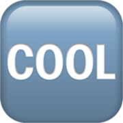 Émoji 🆒 Bouton Cool sur Apple iOS 17.4.
