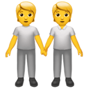 Émoji 🧑‍🤝‍🧑 Deux Personnes Se Tenant La Main sur Apple iOS 17.4.