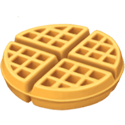 Emoji 🧇 Waffle su Apple iOS 17.4.