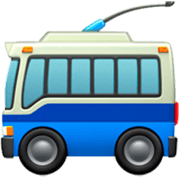 🚎 Emoji ônibus Movido A Eletricidade na Apple iOS 17.4.