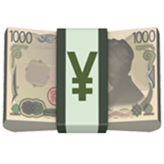 Emoji 💴 Banconota Yen su Apple iOS 17.4.