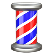 Émoji 💈 Enseigne De Barbier sur Apple iOS 17.4.