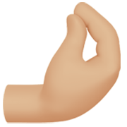 🤌🏼 Emoji Dedos Pellizcados: Tono De Piel Claro Medio en Apple iOS 17.4.