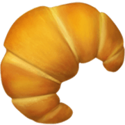 Emoji 🥐 Croissant su Apple iOS 17.4.