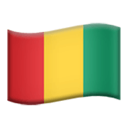 🇬🇳 Emoji Bandera: Guinea en Apple iOS 17.4.