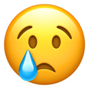 😢 Emoji Cara Llorando en Apple iOS 17.4.