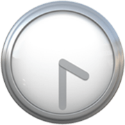 Émoji 🕟 Quatre Heures Et Demie sur Apple iOS 17.4.