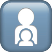 🧑‍🧒 Emoji Família: Adulto, Criança na Apple iOS 17.4.