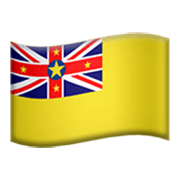 🇳🇺 Emoji Bandera: Niue en Apple iOS 17.4.