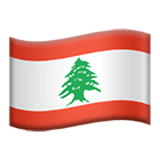 Bandiera: Libano Apple iOS 17.4.