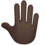 Dorso Da Mão Levantado: Pele Escura Apple iOS 17.4.