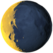 Émoji 🌘 Lune Décroissante sur Apple iOS 17.4.