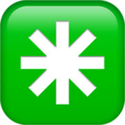✳️ Emoji Asterisco De Oito Pontas na Apple iOS 17.4.