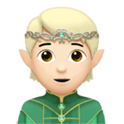 Emoji 🧝🏻 Elfo: Carnagione Chiara su Apple iOS 17.4.
