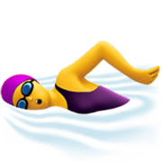 🏊‍♀️ Emoji Mulher Nadando na Apple iOS 17.4.