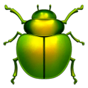 🪲 Emoji Escarabajo en Apple iOS 17.4.
