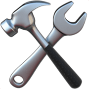 Hammer und Schraubenschlüssel Apple iOS 17.4.