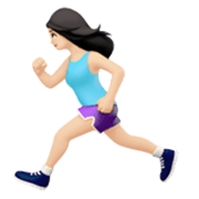 Mujer Corriendo: Tono De Piel Claro Apple iOS 17.4.