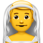 Emoji 👰‍♂️ Sposo Con Velo su Apple iOS 17.4.