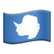 🇦🇶 Emoji Bandera: Antártida en Apple iOS 17.4.