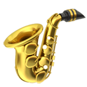 🎷 Emoji Saxofon Apple iOS 17.4.