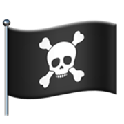Émoji 🏴‍☠️ Drapeau De Pirate sur Apple iOS 17.4.