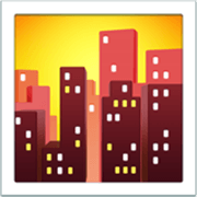 Émoji 🌆 Ville Au Crépuscule sur Apple iOS 17.4.