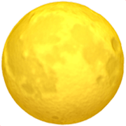 Émoji 🌕 Pleine Lune sur Apple iOS 17.4.