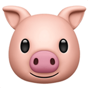 🐷 Emoji Cara De Cerdo en Apple iOS 17.4.