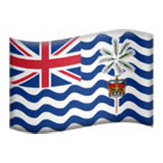 Flagge: Britisches Territorium im Indischen Ozean Apple iOS 17.4.