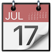 Emoji 📆 Calendario A Strappo su Apple iOS 17.4.