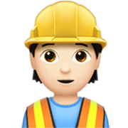 Trabalhador De Construção Civil: Pele Clara Apple iOS 17.4.