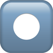 Émoji ⏺️ Bouton Enregistrer sur Apple iOS 17.4.